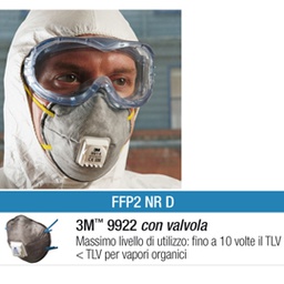 [79864] Scatola 10 MASCHERINE 9922 con carboni attivi FFP2