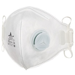 [73605] Scatola 10 MASCHERINE FILTRANTI FFP1 con valvola - pieghevole vert.