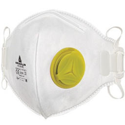 [73604] Scatola 10 MASCHERINE FILTRANTI FFP2 con valvola - pieghevole vert.