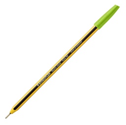 [89174] Scatola 10 penna a sfera 434 Noris Stick verde chiaro 1,0mm STAEDTLER