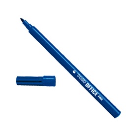 [28219] SCATOLA 12 PENNARELLI TRATTO OFFICE FINE BLU