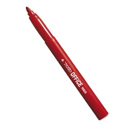 [37099] SCATOLA 12 PENNARELLI TRATTO OFFICE MAXI ROSSO