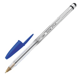 [73346] Scatola 12 penna sfera CRISTAL  STYLUS 1,0mm blu BIC