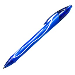[82695] Scatola 12 penna sfera scatto Gelocity quick dry blu BICÂ®