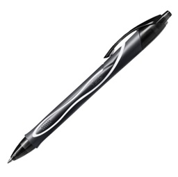 [82690] Scatola 12 penna sfera scatto Gelocity quick dry nero BICÂ®