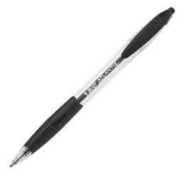 [44931] SCATOLA 12 PENNE SFERA SCATTO BIC ATLANTIS 1.0mm NERO