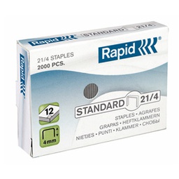 [51192] Scatola 2000 punti STANDARD RAPID 21/4 (6/4