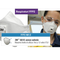 [79849] Scatola 20 MASCHERINE 8810 Classic FFP2 senza valvola