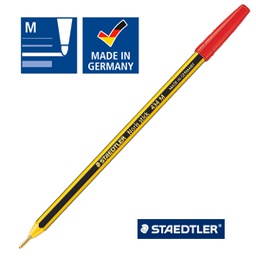 [37067] Scatola 20 penna a sfera 434 Noris Stick rosso 1,0mm STAEDTLER