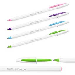 [82703] Scatola 20 penna sfera CristalÂ® Up medio 1,2mm fun BICÂ®