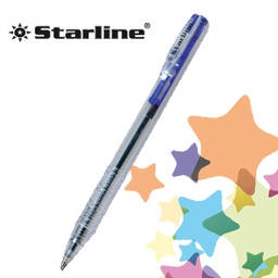 [STL1006] SCATOLA 20 PENNE SFERA SCATTO BLU 1.0mm STARLINE