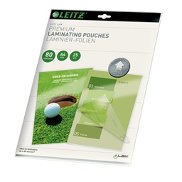 [83994] Scatola 25 pouches UDT 80x2micron 216X303mm Leitz