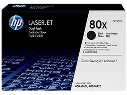 [HPCF280XD] SCATOLA 2 CARTUCCE DI STAMPA NERO HP LASERJET CF280X