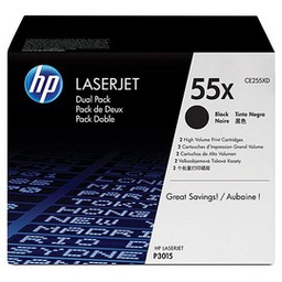 [HPCE255XD] SCATOLA 2 TONER NERO HP LASERJET CE255X LASERJET P-3015DN 12.500PG