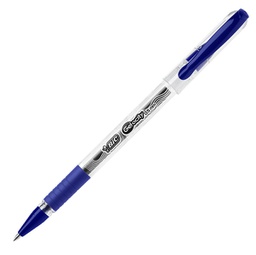 [89193] Scatola 30 penne sfera con cappuccio 0.5mm Gelocity Stic blu BICÂ®