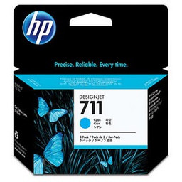 [HPCZ134A] SCATOLA 3 CARTUCCE D'INCHIOSTRO HP 711DA 29 ML CIANO