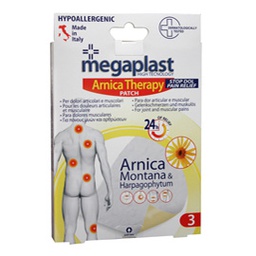 [79601] Scatola 3 CEROTTI ARNICA 9x14cm Megaplast