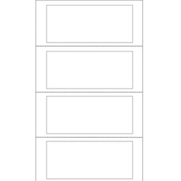 [95626] Scatola 400 etichette adesive in modulo 140x60mm TT951-2 per passaggi proprietA'