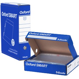 [68950] SCATOLA 4x100 BUSTE FORATE 22X30 LUCIDA OFFICE OXFORD SMART ESSELTE