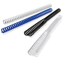 [26831] SCATOLA 50 DORSI ClickBind 8MM BIANCO RIAPRIBILE