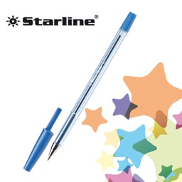 [STL1107] SCATOLA 50 PENNA SFERA BLU P. FINE 0.7MM STARLINE