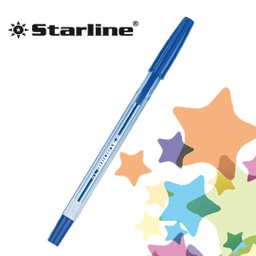 [STL1110] SCATOLA 50 PENNA SFERA BLU P.MEDIA 1.0MM STARLINE