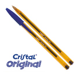 [57677] Scatola 50 penna sfera CRISTALÂ® fine 0,8mm blu BICÂ®