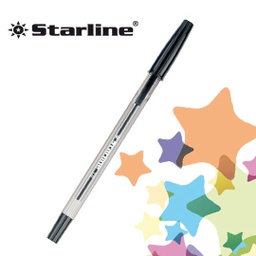 [STL1108] SCATOLA 50 PENNA SFERA NERO P.MEDIA 1.0MM STARLINE
