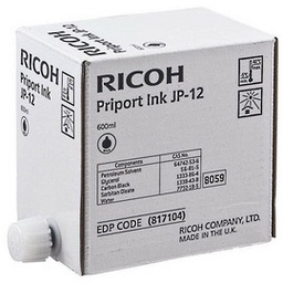 [RICJP1210] SCATOLA 5 CARTUCCIA NERO 600CC PRIPORT JP1210/50 JP3000 TYPE JP12 817104
