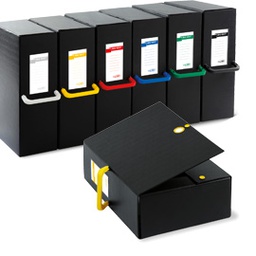 [71828] Scatola archivio Big Next 200 nero/bianco 25x35cm dorso 20cm