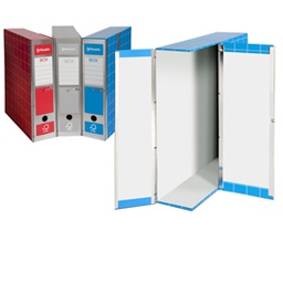 [59590] SCATOLA ARCHIVIO BOX1 ROSSO 37,5X29,5X9CM