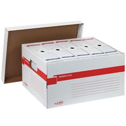 [64410] SCATOLA ARCHIVIO CON COPERCHIO MEMORY X FILE 37x27x52CM