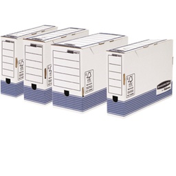 [80321] SCATOLA ARCHIVIO LEGALE DORSO 100MM BANKERS BOX SYSTEM