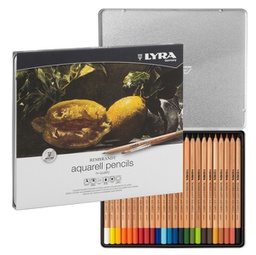 [56392] SCATOLA METAL 24 PASTELLI REMBRANDT AQUARELL LYRA L2011240