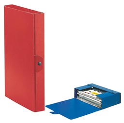 [48343] Scatola progetto C24 25x35cm dorso 4 rosso ESSELTE