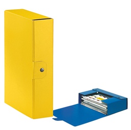 [48350] Scatola progetto C28 25x35cm dorso 8 giallo ESSELTE