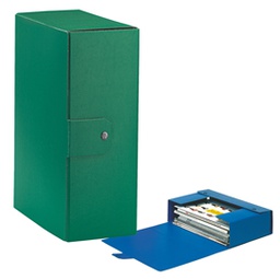 [49435] Scatola progetto C32 25x35cm dorso 12 verde ESSELTE