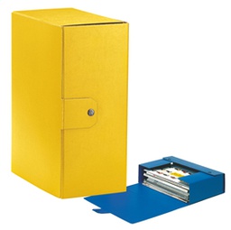 [48358] Scatola progetto C35 25x35cm dorso 15 giallo ESSELTE