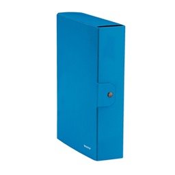 [62123] Scatola progetto WOW dorso 8cm blu metal LEITZ