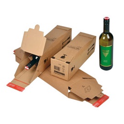 [77250] SCATOLA SPEDIZIONE 74x74x305mm MODULO BASE X 1 BOTTIGLIA