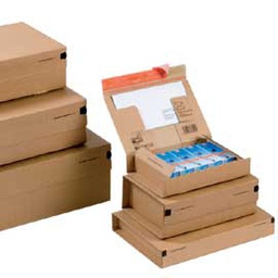 [56465] SCATOLA SPEDIZIONE A4+ 330X290X120MM AVANA