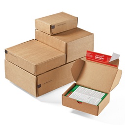 [57016] SCATOLE SPEDIZIONE MODULBOX 19,2X15,5X4,3CM AVANA