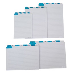 [65271] SCHEDE RUBRICA A-Z ORIZZONTALE 17X24CM E3656 EDIPRO