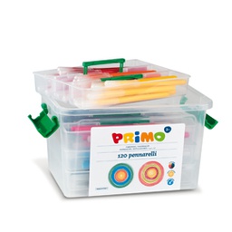 [70980] SCHOOLBOX 120 PENNARELLI PUNTA FINE LAVABILI PRIMO
