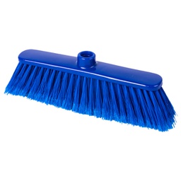 [98155] Scopa piatta professionale Anita setole piumate colore blu