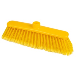 [98156] Scopa piatta professionale Anita setole piumate colore giallo