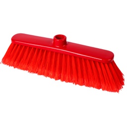 [98157] Scopa piatta professionale Anita setole piumate colore rosso
