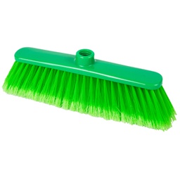 [98159] Scopa piatta professionale Anita setole piumate colore verde
