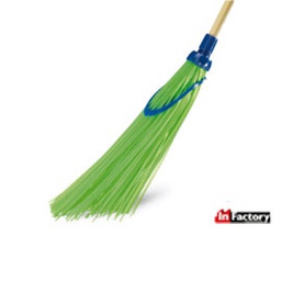 [74103] SCOPA SPAZZINA IN PLASTICA senza manico In Factory