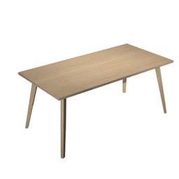 [92461] Scrivania 180x80xH74,4cm Rovere/Rovere Woody